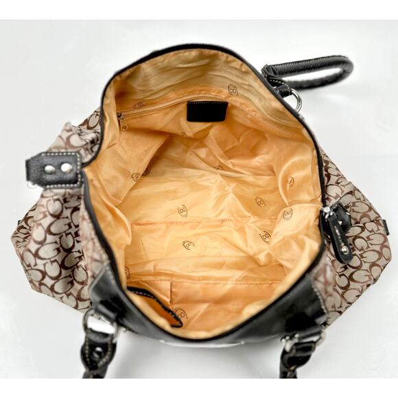 Guess Monogram Canvas Shoulder Bag - Picture 9 of 9